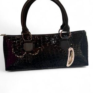 NWT Crocodile print insulated wine bag